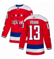 Mens Adidas Washington Capitals 13 Jakub Vrana Authentic Red Alternate NHL Jersey Mens Adidas Washington Capitals 13 Jakub Vrana Authentic Red Alternate NHL Jersey