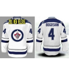 Youth Winnipeg Jets Authentic Jerseys #4 Zach Bogosian WHITE Jersey kids Youth Winnipeg Jets Authentic Jerseys #4 Zach Bogosian WHITE Jersey kids
