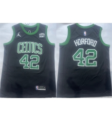 Men Boston Celtics 42 Al Horford Black Statement Edition Stitched Basketball Jersey