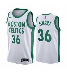 Men Nike Boston Celtics 36 White NBA Swingman 2020 21 City Edition Jersey Men Nike Boston Celtics 36 White NBA Swingman 2020 21 City Edition Jersey