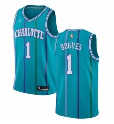 Womens Nike Jordan Charlotte Hornets 1 Muggsy Bogues Swingman Aqua Hardwood Classics NBA Jersey Womens Nike Jordan Charlotte Hornets 1 Muggsy Bogues Swingman Aqua Hardwood Classics NBA Jersey