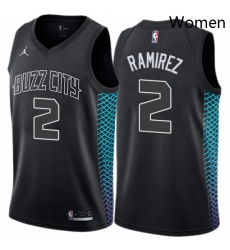 Womens Nike Jordan Charlotte Hornets 2 Marvin Williams Swingman Black NBA Jersey City Edition Womens Nike Jordan Charlotte Hornets 2 Marvin Williams Swingman Black NBA Jersey City Edition