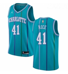 Womens Nike Jordan Charlotte Hornets 41 Glen Rice Authentic Aqua Hardwood Classics NBA Jersey Womens Nike Jordan Charlotte Hornets 41 Glen Rice Authentic Aqua Hardwood Classics NBA Jersey