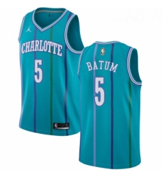 Womens Nike Jordan Charlotte Hornets 5 Nicolas Batum Authentic Aqua Hardwood Classics NBA Jersey Womens Nike Jordan Charlotte Hornets 5 Nicolas Batum Authentic Aqua Hardwood Classics NBA Jersey