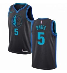 Mens Nike Dallas Mavericks 5 Jose Juan Barea Swingman Charcoal NBA Jersey City Edition Mens Nike Dallas Mavericks 5 Jose Juan Barea Swingman Charcoal NBA Jersey City Edition