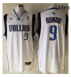 Revolution 30 Mavericks 9 Rajon Rondo White Stitched NBA Jersey Revolution 30 Mavericks 9 Rajon Rondo White Stitched NBA Jersey