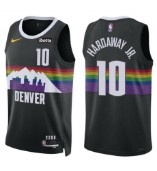Men Denver Nuggets 2025-26 City Edition #10 Tim Hardaway Jr. Black Swingman Jersey Men Denver Nuggets 2025-26 City Edition #10 Tim Hardaway Jr. Black Swingman Jersey