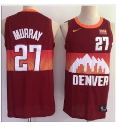 Men Denver Nuggets 27 Jamal Murray Red 2021 City Edition NBA Swingman Jersey With The Sponsor Logo Men Denver Nuggets 27 Jamal Murray Red 2021 City Edition NBA Swingman Jersey With The Sponsor Logo