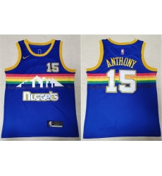 Nuggets 15 Carmelo Anthony Blue Swingman Jersey Nuggets 15 Carmelo Anthony Blue Swingman Jersey