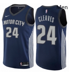Mens Nike Detroit Pistons 24 Mateen Cleaves Swingman Navy Blue NBA Jersey City Edition Mens Nike Detroit Pistons 24 Mateen Cleaves Swingman Navy Blue NBA Jersey City Edition