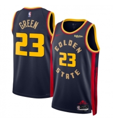 Men Golden State Warriors 23 Draymond Green Navy 2024 25 City Edition Stitched Basketball Jersey Men Golden State Warriors 23 Draymond Green Navy 2024 25 City Edition Stitched Basketball Jersey