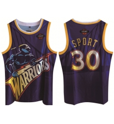 Men Golden State Warriors 30 Stephen Curry Purple Print Basketball Jerse Men Golden State Warriors 30 Stephen Curry Purple Print Basketball Jerse