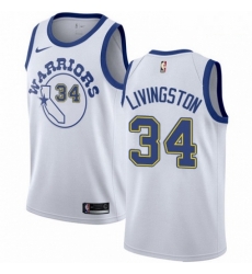Mens Nike Golden State Warriors 34 Shaun Livingston Swingman White Hardwood Classics NBA Jersey Mens Nike Golden State Warriors 34 Shaun Livingston Swingman White Hardwood Classics NBA Jersey