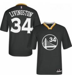 Womens Adidas Golden State Warriors 34 Shaun Livingston Authentic Black Alternate NBA Jersey Womens Adidas Golden State Warriors 34 Shaun Livingston Authentic Black Alternate NBA Jersey