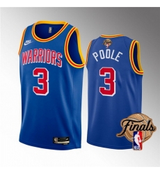 Youth Golden State Warriors 3 Jordan Poole 2022 Royal NBA Finals Stitched Jersey Youth Golden State Warriors 3 Jordan Poole 2022 Royal NBA Finals Stitched Jersey