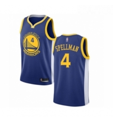 Youth Golden State Warriors 4 Omari Spellman Swingman Royal Blue Basketball Jersey Icon Edition 