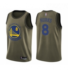 Youth Golden State Warriors 8 Alec Burks Swingman Green Salute to Service Basketball Jersey Youth Golden State Warriors 8 Alec Burks Swingman Green Salute to Service Basketball Jersey