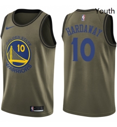 Youth Nike Golden State Warriors 10 Tim Hardaway Swingman Green Salute to Service NBA Jersey Youth Nike Golden State Warriors 10 Tim Hardaway Swingman Green Salute to Service NBA Jersey