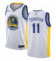 Youth Nike Golden State Warriors 11 Klay Thompson Authentic White Home NBA Jersey Association Edition Youth Nike Golden State Warriors 11 Klay Thompson Authentic White Home NBA Jersey Association Edition
