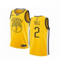 Youth Nike Golden State Warriors 2 Jordan Bell Yellow Swingman Jersey Earned Edition Youth Nike Golden State Warriors 2 Jordan Bell Yellow Swingman Jersey Earned Edition