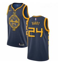Youth Nike Golden State Warriors 24 Rick Barry Swingman Navy Blue NBA Jersey City Edition Youth Nike Golden State Warriors 24 Rick Barry Swingman Navy Blue NBA Jersey City Edition
