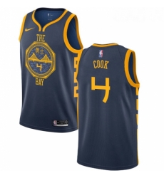 Youth Nike Golden State Warriors 4 Quinn Cook Swingman Navy Blue NBA Jersey City Edition Youth Nike Golden State Warriors 4 Quinn Cook Swingman Navy Blue NBA Jersey City Edition