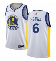 Youth Nike Golden State Warriors 6 Nick Young Authentic White Home NBA Jersey Association Edition Youth Nike Golden State Warriors 6 Nick Young Authentic White Home NBA Jersey Association Edition