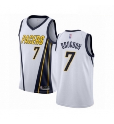 Mens Indiana Pacers 7 Malcolm Brogdon White Swingman Jersey Earned Edition Mens Indiana Pacers 7 Malcolm Brogdon White Swingman Jersey Earned Edition