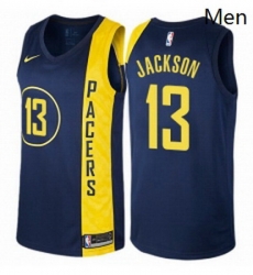 Mens Nike Indiana Pacers 13 Mark Jackson Swingman Navy Blue NBA Jersey City Edition Mens Nike Indiana Pacers 13 Mark Jackson Swingman Navy Blue NBA Jersey City Edition