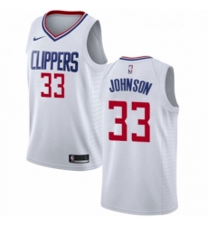 Womens Nike Los Angeles Clippers 33 Wesley Johnson Swingman White NBA Jersey Association Edition Womens Nike Los Angeles Clippers 33 Wesley Johnson Swingman White NBA Jersey Association Edition
