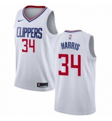 Womens Nike Los Angeles Clippers 34 Tobias Harris Swingman White NBA Jersey Association Edition Womens Nike Los Angeles Clippers 34 Tobias Harris Swingman White NBA Jersey Association Edition