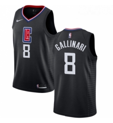Womens Nike Los Angeles Clippers 8 Danilo Gallinari Authentic Black Alternate NBA Jersey Statement Edition Womens Nike Los Angeles Clippers 8 Danilo Gallinari Authentic Black Alternate NBA Jersey Statement Edition