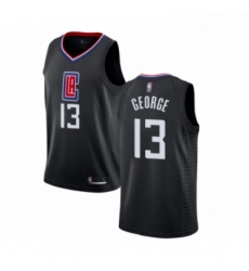 Youth Los Angeles Clippers 13 Paul George Swingman Black Basketball Jersey Statement Edition Youth Los Angeles Clippers 13 Paul George Swingman Black Basketball Jersey Statement Edition