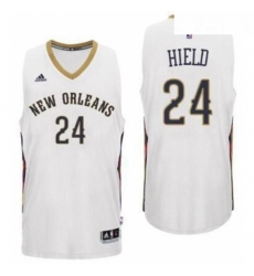 New Orleans Pelicans 24 Buddy Heild Home White New Swingman Jersey New Orleans Pelicans 24 Buddy Heild Home White New Swingman Jersey