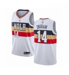 Youth New Orleans Pelicans 14 Brandon Ingram White Swingman Jersey Earned Edition Youth New Orleans Pelicans 14 Brandon Ingram White Swingman Jersey Earned Edition