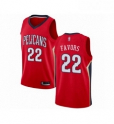 Youth New Orleans Pelicans 22 Derrick Favors Swingman Red Basketball Jersey Statement Edition Youth New Orleans Pelicans 22 Derrick Favors Swingman Red Basketball Jersey Statement Edition