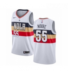 Youth Nike New Orleans Pelicans 55 E Twaun Moore White Swingman Jersey Earned Editio Youth Nike New Orleans Pelicans 55 E Twaun Moore White Swingman Jersey Earned Editio