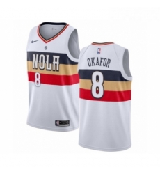 Youth Nike New Orleans Pelicans 8 Jahlil Okafor White Swingman Jersey Earned Edition Youth Nike New Orleans Pelicans 8 Jahlil Okafor White Swingman Jersey Earned Edition