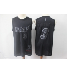 Heat 3 Dwyane Wade Black Nike Swingman MVP Jersey Heat 3 Dwyane Wade Black Nike Swingman MVP Jersey