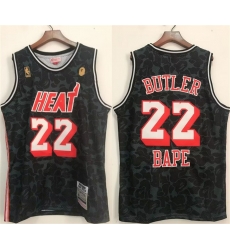 Men Miami Heat 22 Jimmy Butler Black Stitched Jersey Men Miami Heat 22 Jimmy Butler Black Stitched Jersey