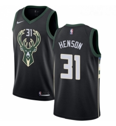 Youth Adidas Milwaukee Bucks 31 John Henson Authentic Black Alternate NBA Jersey Statement Edition Youth Adidas Milwaukee Bucks 31 John Henson Authentic Black Alternate NBA Jersey Statement Edition