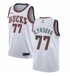 Youth Nike Milwaukee Bucks 77 Ersan Ilyasova Swingman White Fashion Hardwood Classics NBA Jersey Youth Nike Milwaukee Bucks 77 Ersan Ilyasova Swingman White Fashion Hardwood Classics NBA Jersey