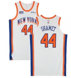 Men New York Knicks Landry Shamet #44 City Edition Home Stitched NBA Jersey