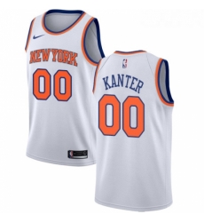 Womens Nike New York Knicks 00 Enes Kanter Swingman White NBA Jersey Association Edition Womens Nike New York Knicks 00 Enes Kanter Swingman White NBA Jersey Association Edition