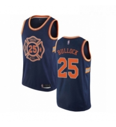 Youth New York Knicks 25 Reggie Bullock Swingman Navy Blue Basketball Jersey City Edition Youth New York Knicks 25 Reggie Bullock Swingman Navy Blue Basketball Jersey City Edition