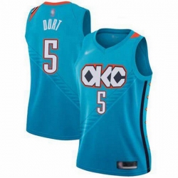 Men Nike Thunders 5 Luguentz Dort Teal Jersey