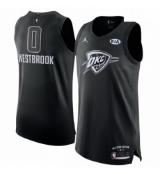 Mens Nike Jordan Oklahoma City Thunder 0 Russell Westbrook Authentic Black 2018 All Star Game NBA Jersey Mens Nike Jordan Oklahoma City Thunder 0 Russell Westbrook Authentic Black 2018 All Star Game NBA Jersey