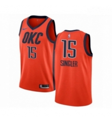 Mens Nike Oklahoma City Thunder 15 Kyle Singler Orange Swingman Jersey Earned Edition Mens Nike Oklahoma City Thunder 15 Kyle Singler Orange Swingman Jersey Earned Edition