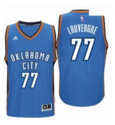 Mens Oklahoma City Thunder 77 Joffrey Lauvergne adidas Light Blue New Swingman Road Jersey Mens Oklahoma City Thunder 77 Joffrey Lauvergne adidas Light Blue New Swingman Road Jersey