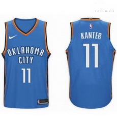 Nike NBA Oklahoma City Thunder 11 Enes Kanter Jersey 2017 18 New Season Blue Jersey Nike NBA Oklahoma City Thunder 11 Enes Kanter Jersey 2017 18 New Season Blue Jersey